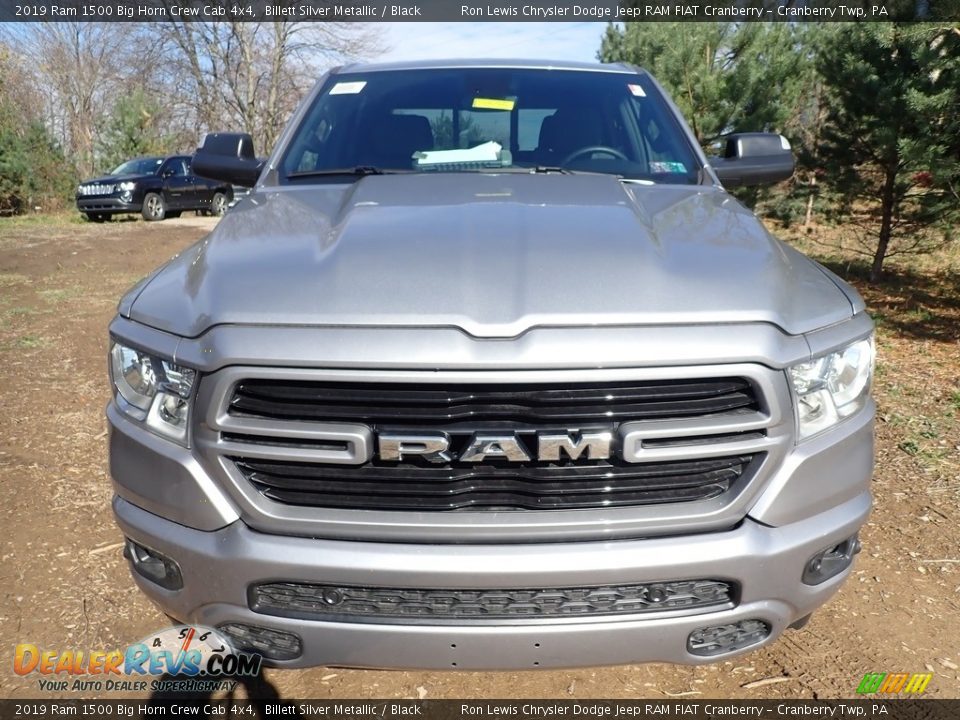 2019 Ram 1500 Big Horn Crew Cab 4x4 Billett Silver Metallic / Black Photo #8