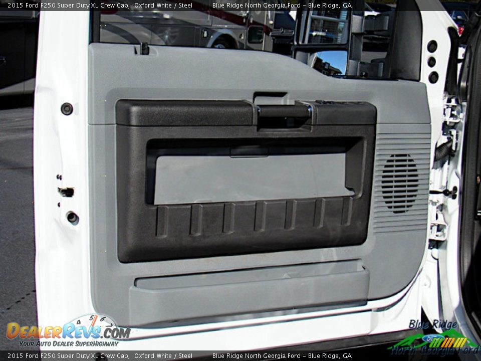 2015 Ford F250 Super Duty XL Crew Cab Oxford White / Steel Photo #21