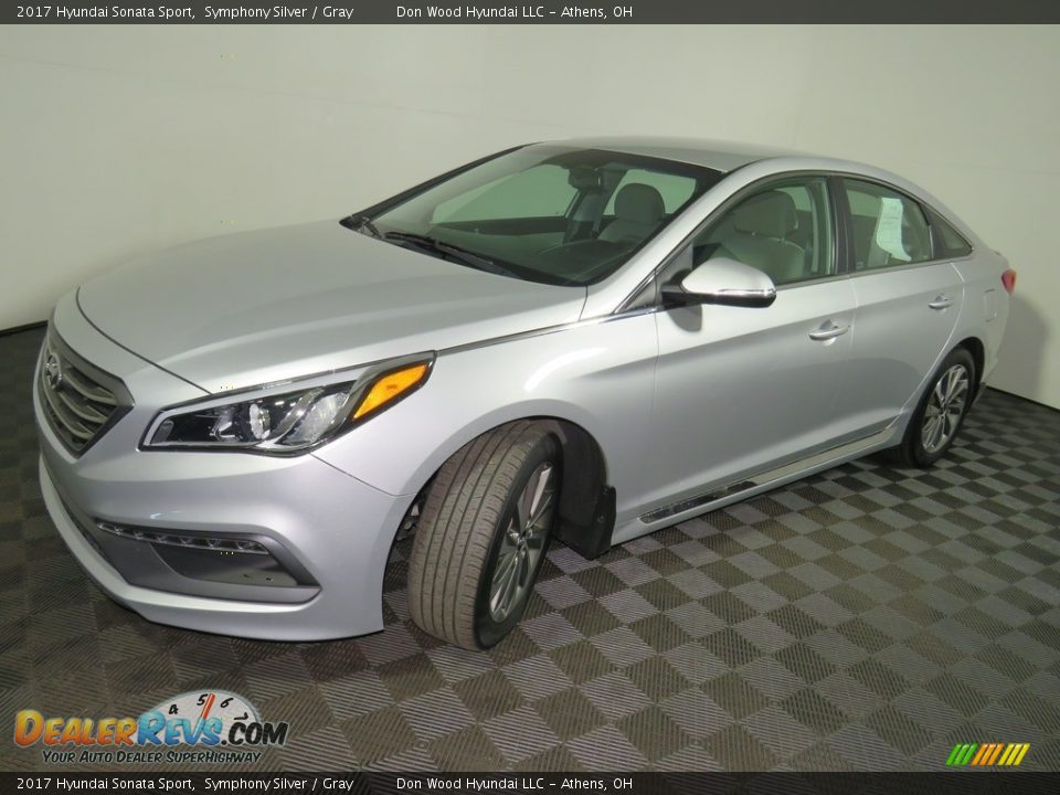 2017 Hyundai Sonata Sport Symphony Silver / Gray Photo #7