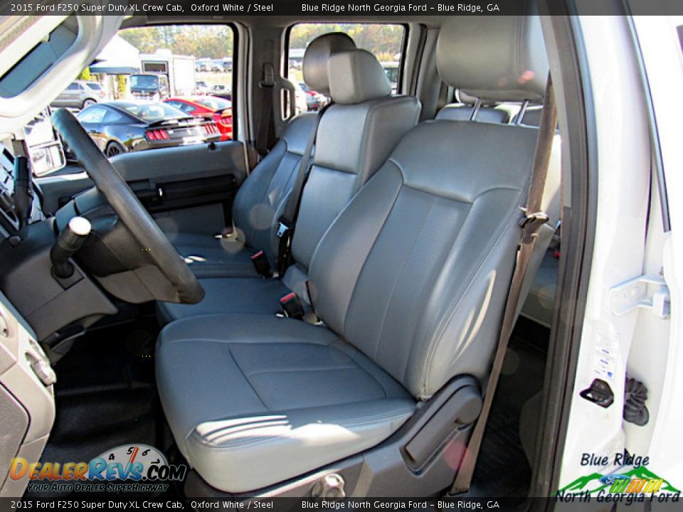 2015 Ford F250 Super Duty XL Crew Cab Oxford White / Steel Photo #22