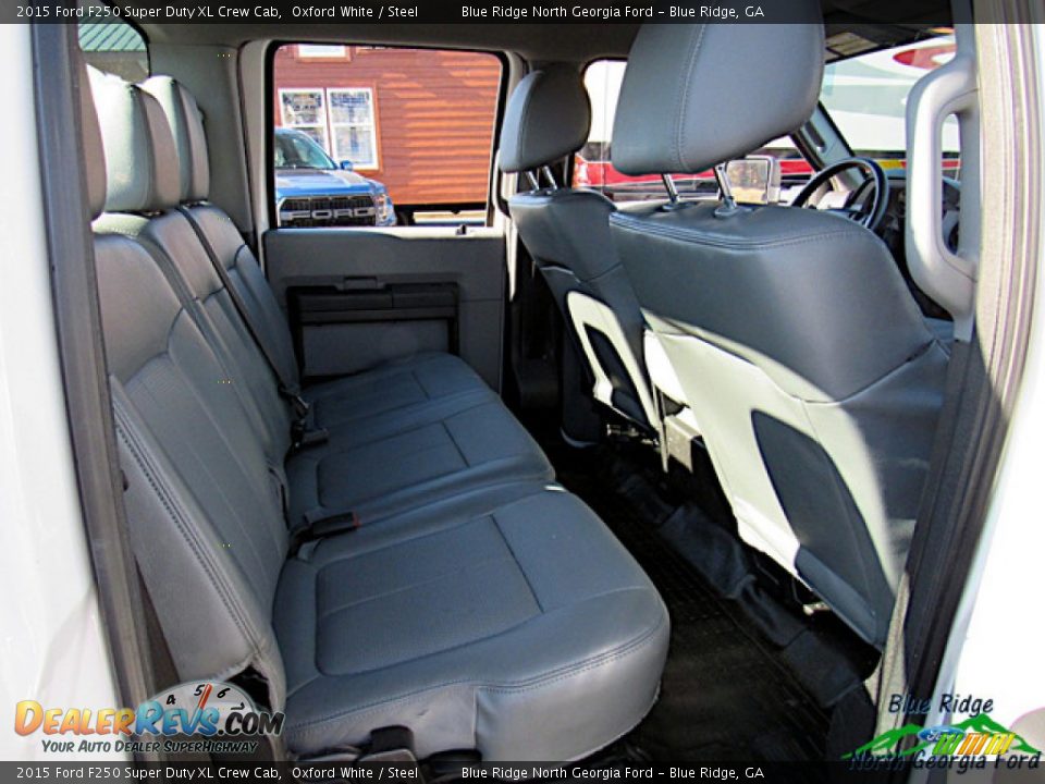 2015 Ford F250 Super Duty XL Crew Cab Oxford White / Steel Photo #24