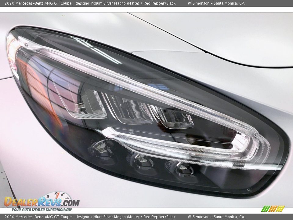 2020 Mercedes-Benz AMG GT Coupe designo Iridium Silver Magno (Matte) / Red Pepper/Black Photo #30