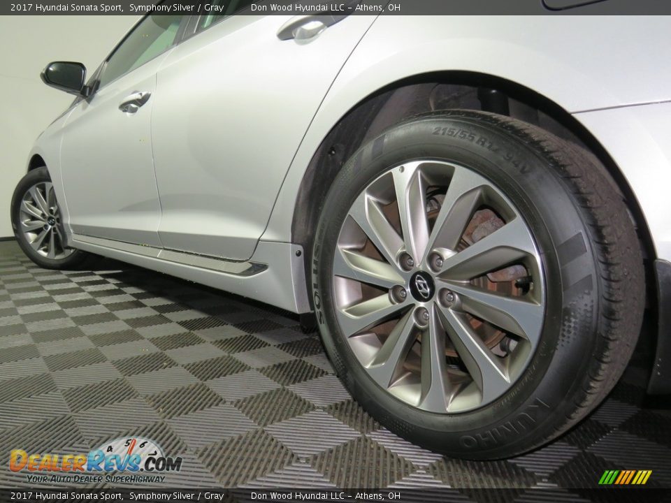 2017 Hyundai Sonata Sport Symphony Silver / Gray Photo #10