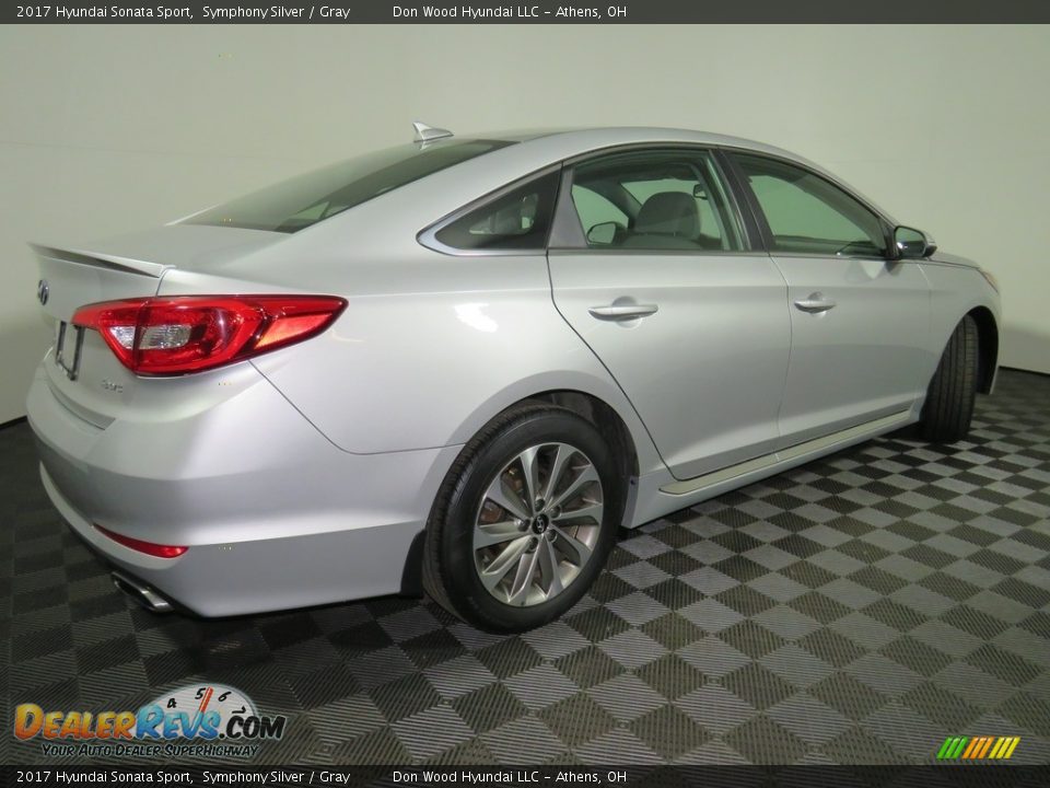 2017 Hyundai Sonata Sport Symphony Silver / Gray Photo #12