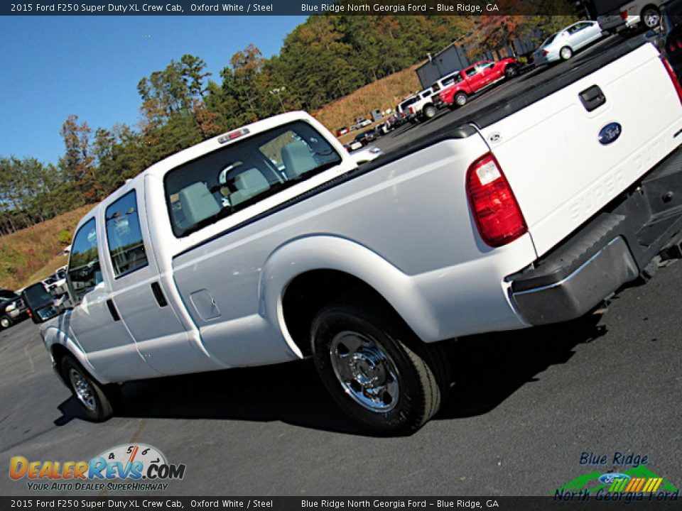 2015 Ford F250 Super Duty XL Crew Cab Oxford White / Steel Photo #28
