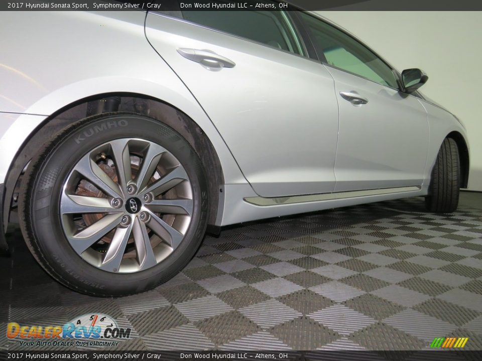 2017 Hyundai Sonata Sport Symphony Silver / Gray Photo #13