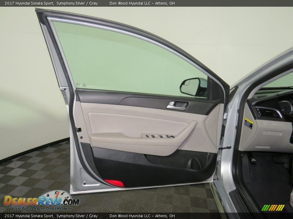 2017 Hyundai Sonata Sport Symphony Silver / Gray Photo #14