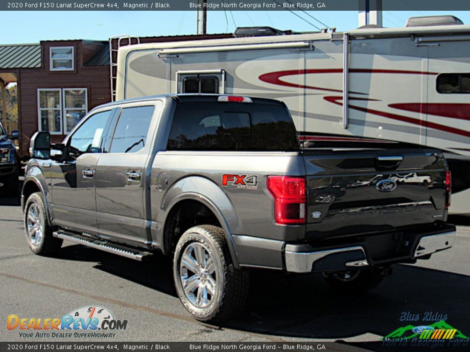2020 Ford F150 Lariat SuperCrew 4x4 Magnetic / Black Photo #3