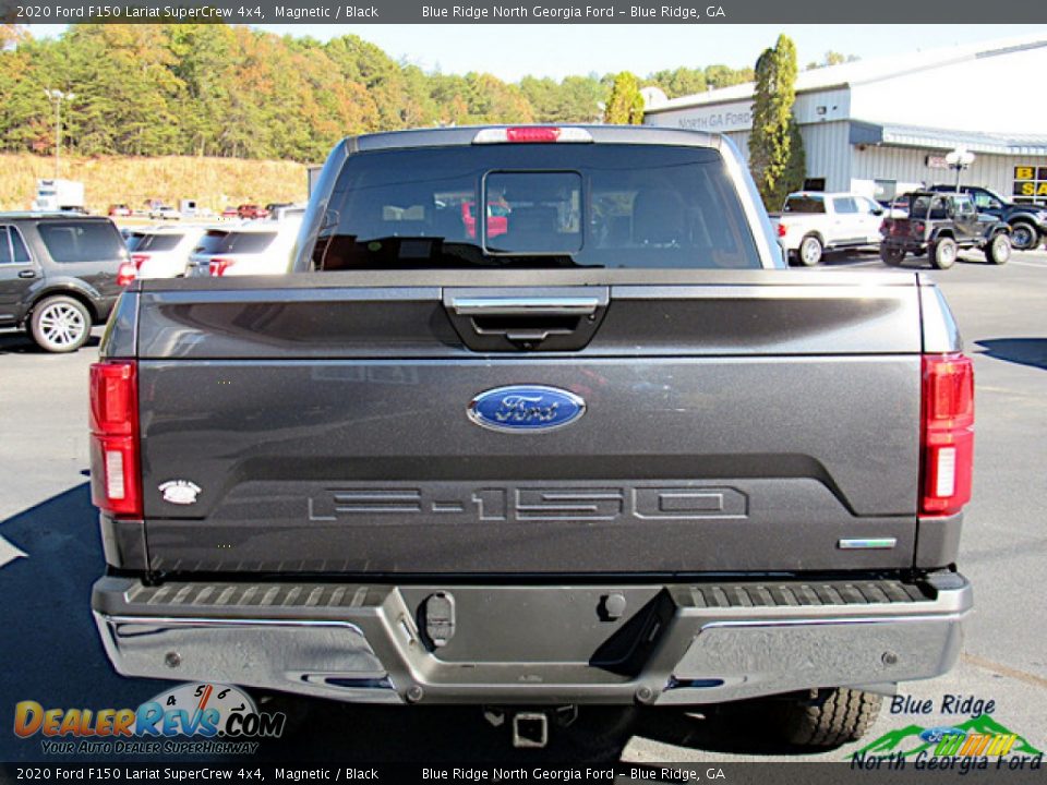 2020 Ford F150 Lariat SuperCrew 4x4 Magnetic / Black Photo #4