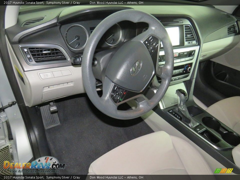 2017 Hyundai Sonata Sport Symphony Silver / Gray Photo #16