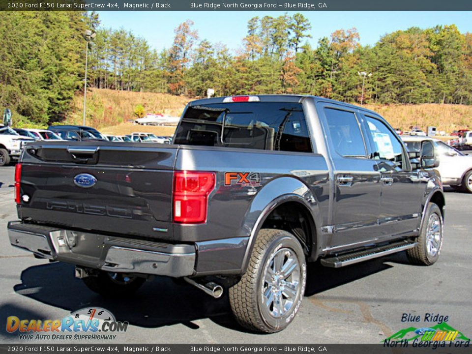 2020 Ford F150 Lariat SuperCrew 4x4 Magnetic / Black Photo #5