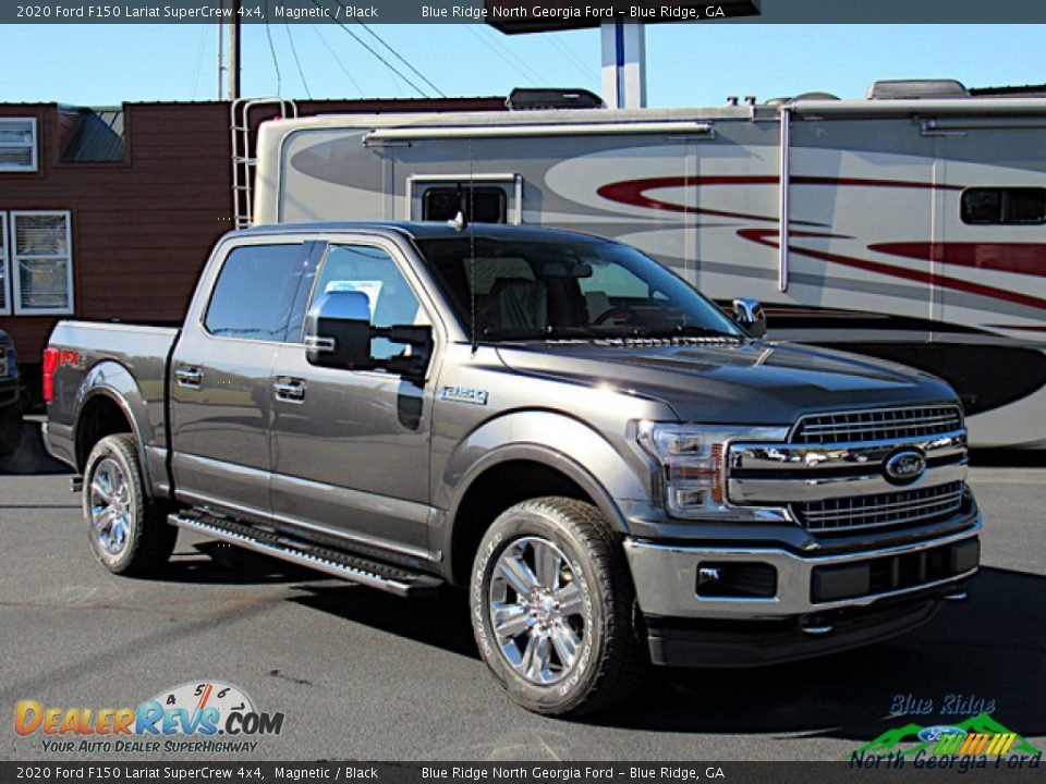 2020 Ford F150 Lariat SuperCrew 4x4 Magnetic / Black Photo #7