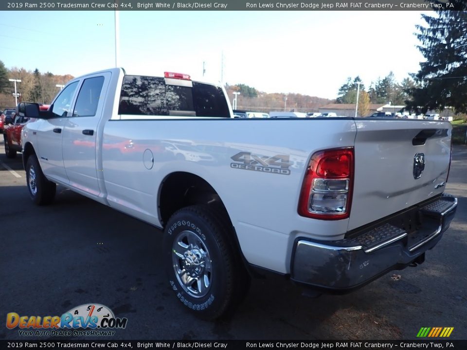 2019 Ram 2500 Tradesman Crew Cab 4x4 Bright White / Black/Diesel Gray Photo #3