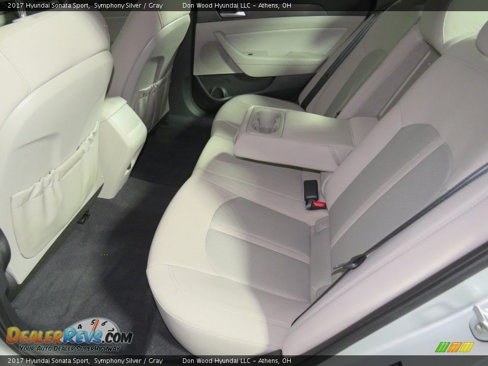 2017 Hyundai Sonata Sport Symphony Silver / Gray Photo #19