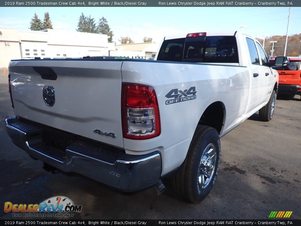 2019 Ram 2500 Tradesman Crew Cab 4x4 Bright White / Black/Diesel Gray Photo #5