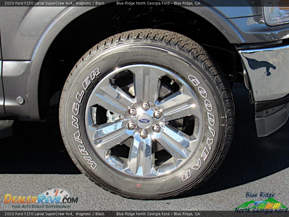 2020 Ford F150 Lariat SuperCrew 4x4 Magnetic / Black Photo #9