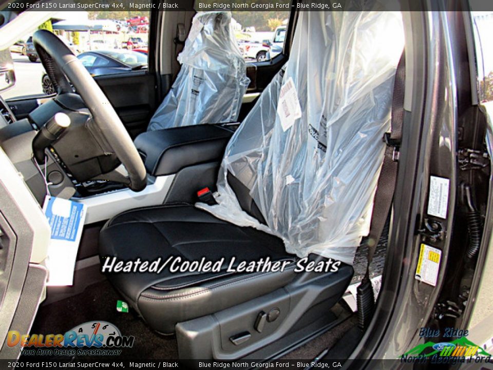 2020 Ford F150 Lariat SuperCrew 4x4 Magnetic / Black Photo #10