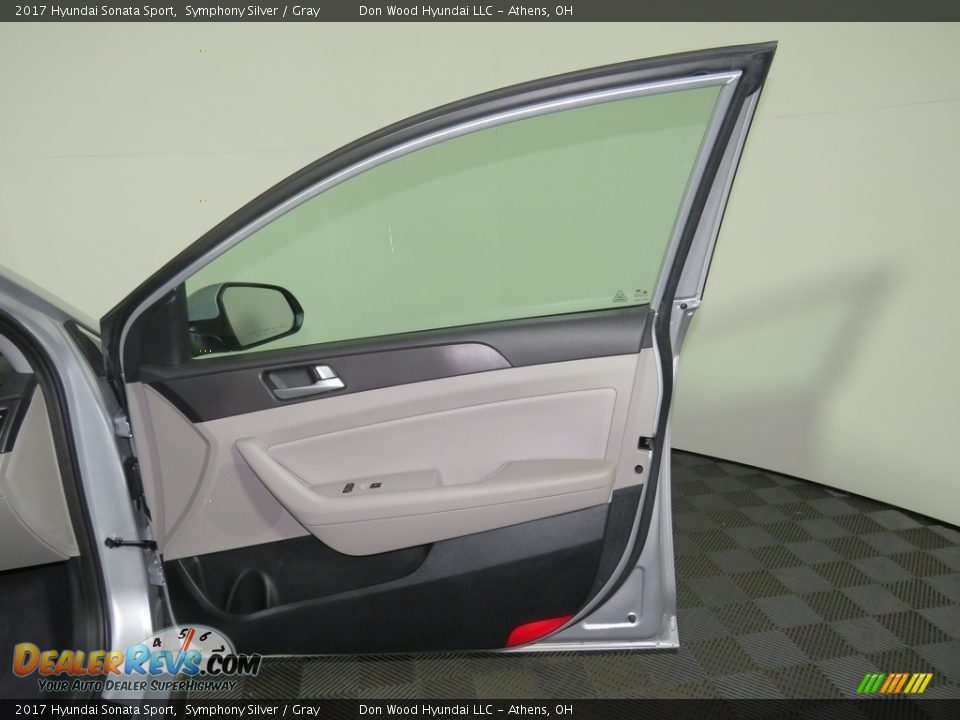 2017 Hyundai Sonata Sport Symphony Silver / Gray Photo #22