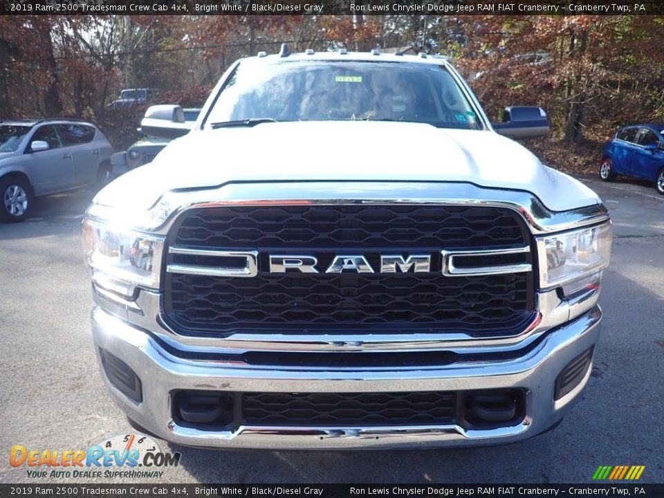 2019 Ram 2500 Tradesman Crew Cab 4x4 Bright White / Black/Diesel Gray Photo #8
