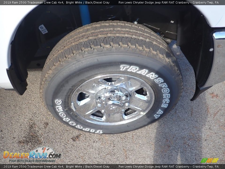 2019 Ram 2500 Tradesman Crew Cab 4x4 Bright White / Black/Diesel Gray Photo #9