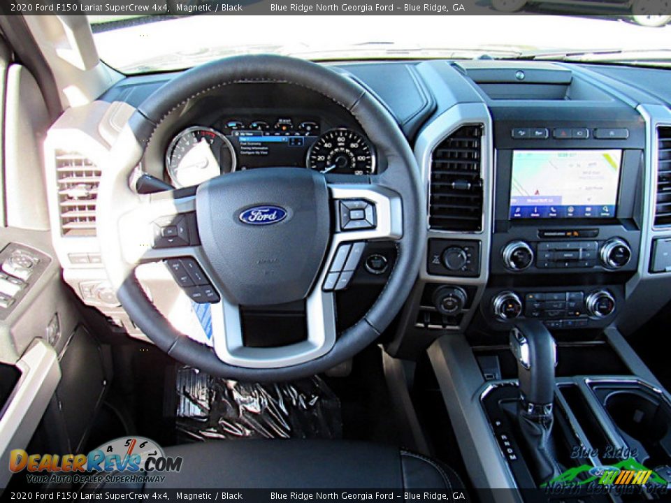 2020 Ford F150 Lariat SuperCrew 4x4 Magnetic / Black Photo #14