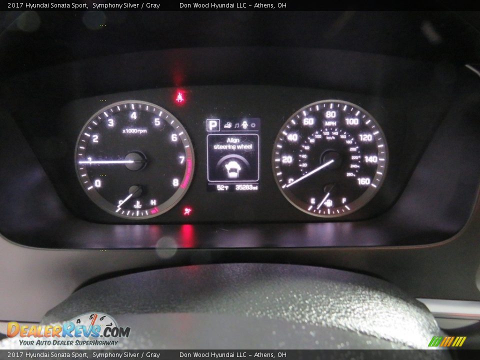 2017 Hyundai Sonata Sport Symphony Silver / Gray Photo #25