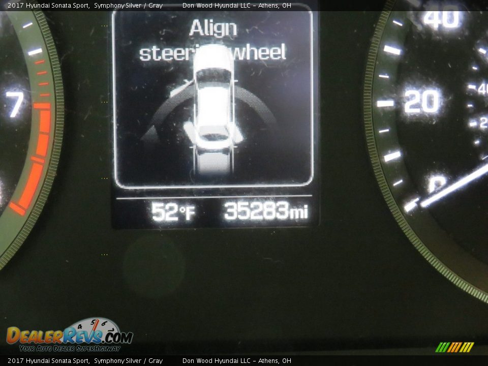 2017 Hyundai Sonata Sport Symphony Silver / Gray Photo #26