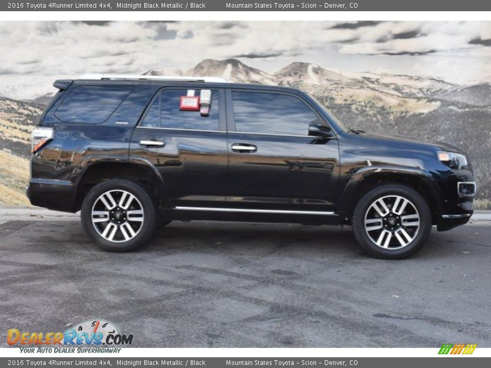 2016 Toyota 4Runner Limited 4x4 Midnight Black Metallic / Black Photo #2