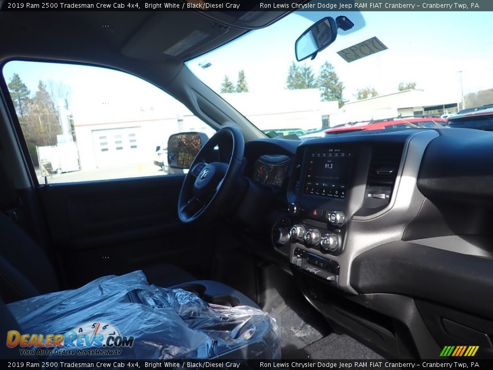 2019 Ram 2500 Tradesman Crew Cab 4x4 Bright White / Black/Diesel Gray Photo #12