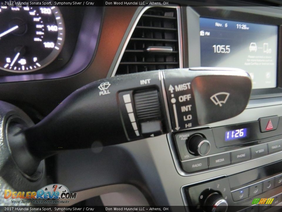 2017 Hyundai Sonata Sport Symphony Silver / Gray Photo #28