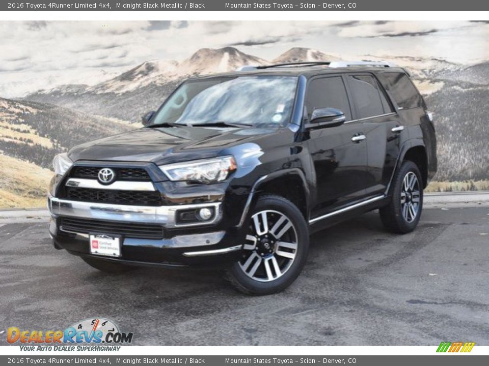 2016 Toyota 4Runner Limited 4x4 Midnight Black Metallic / Black Photo #5