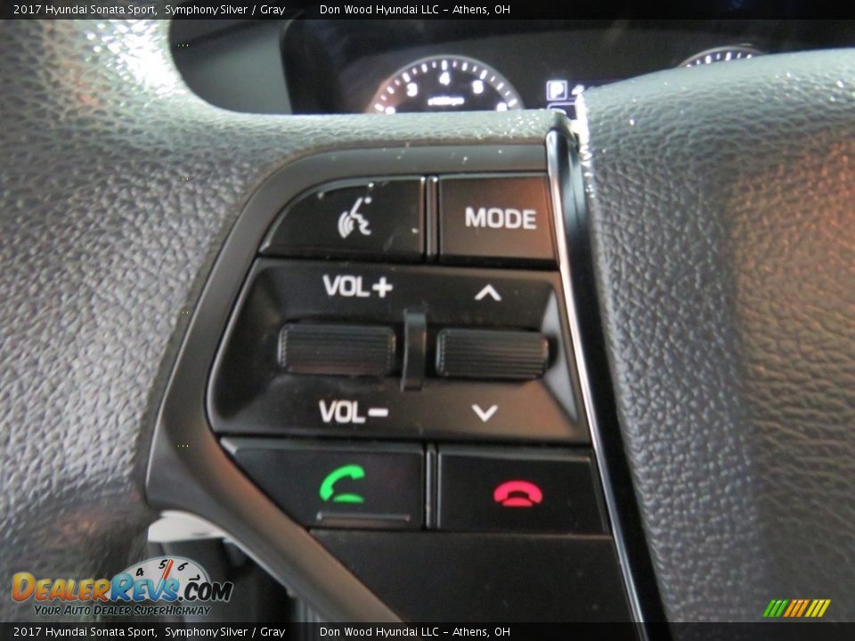 2017 Hyundai Sonata Sport Symphony Silver / Gray Photo #29