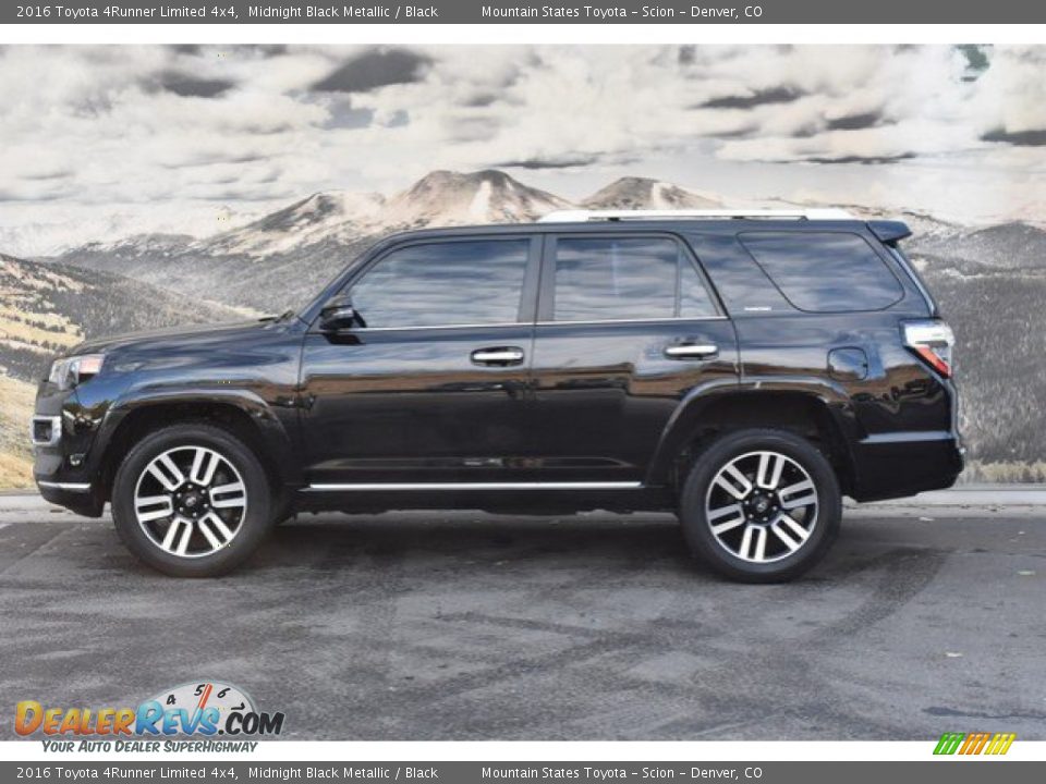 2016 Toyota 4Runner Limited 4x4 Midnight Black Metallic / Black Photo #6
