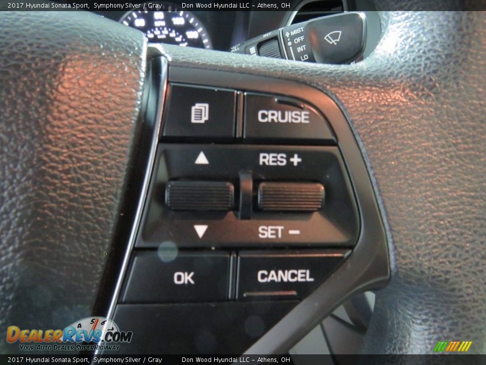 2017 Hyundai Sonata Sport Symphony Silver / Gray Photo #30