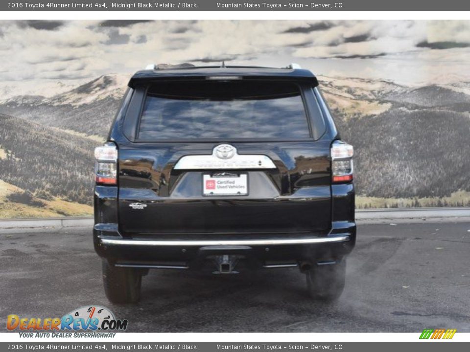 2016 Toyota 4Runner Limited 4x4 Midnight Black Metallic / Black Photo #8