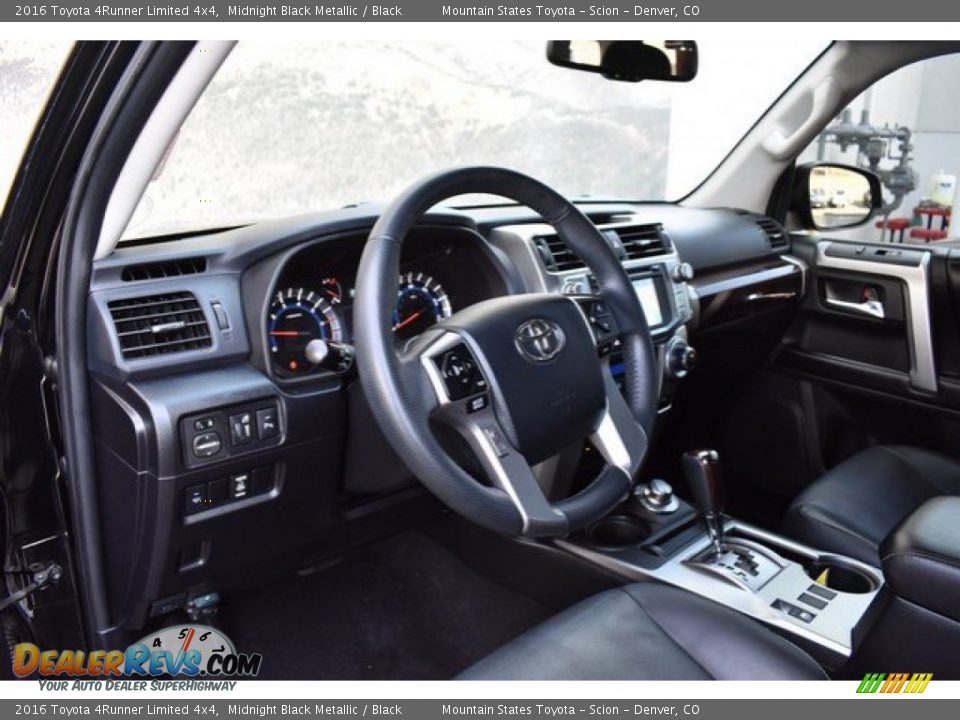 2016 Toyota 4Runner Limited 4x4 Midnight Black Metallic / Black Photo #10