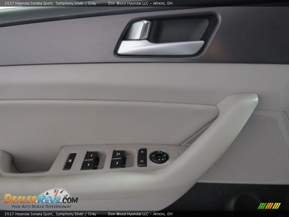 2017 Hyundai Sonata Sport Symphony Silver / Gray Photo #32