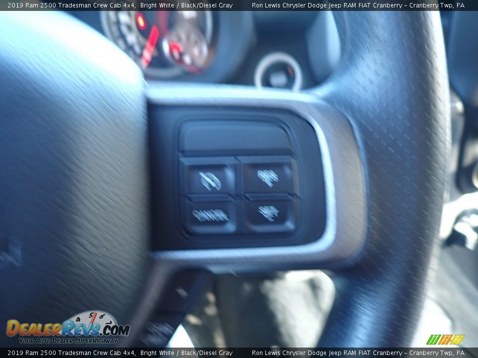 2019 Ram 2500 Tradesman Crew Cab 4x4 Bright White / Black/Diesel Gray Photo #18