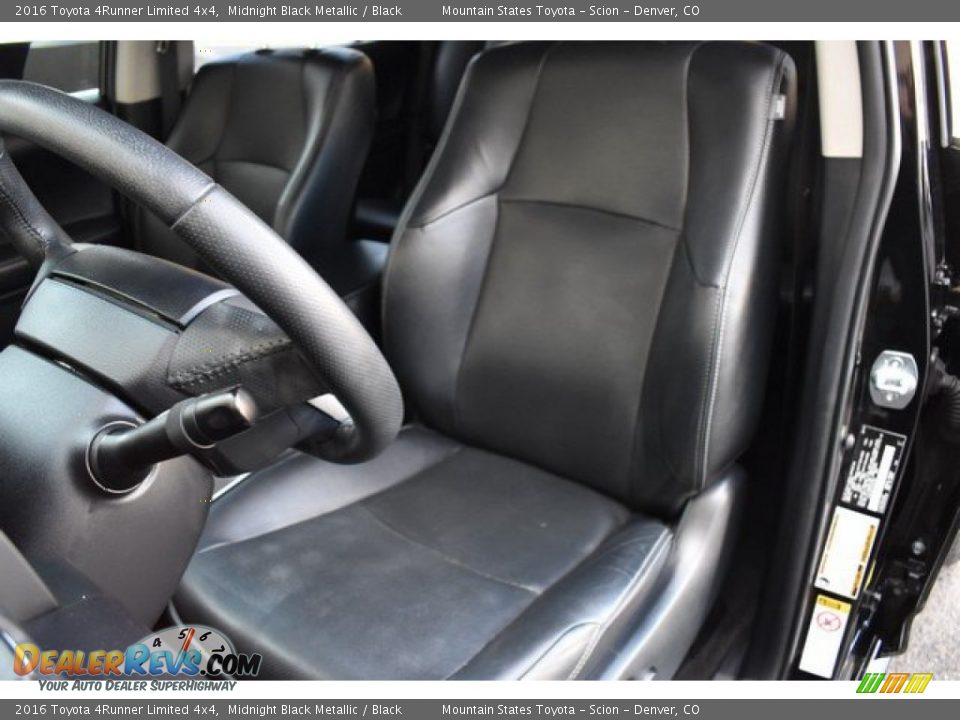 2016 Toyota 4Runner Limited 4x4 Midnight Black Metallic / Black Photo #12