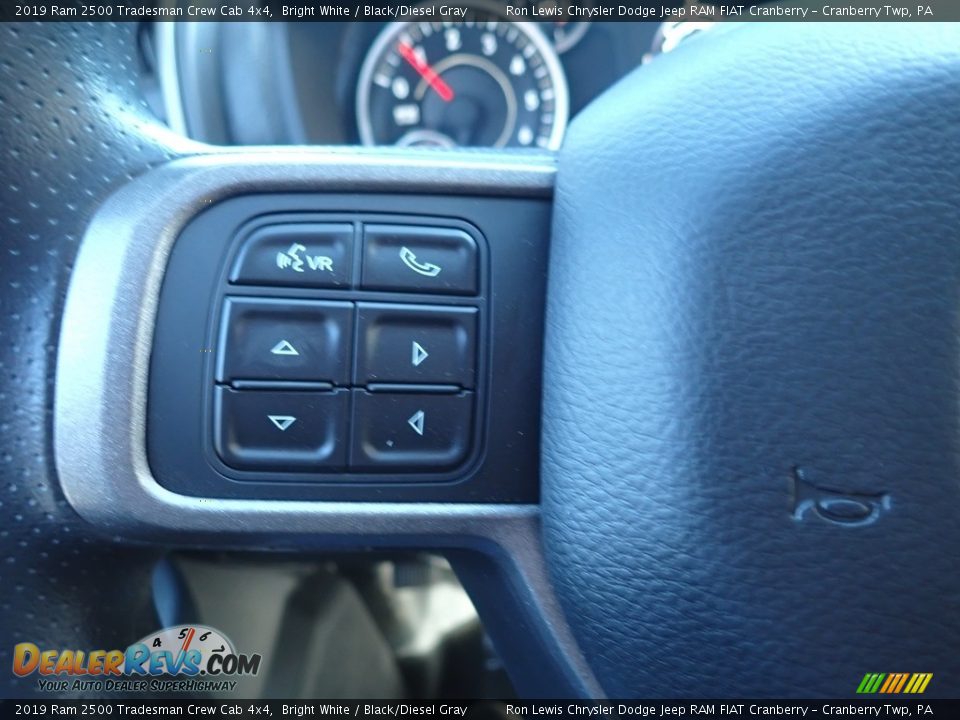 2019 Ram 2500 Tradesman Crew Cab 4x4 Bright White / Black/Diesel Gray Photo #19