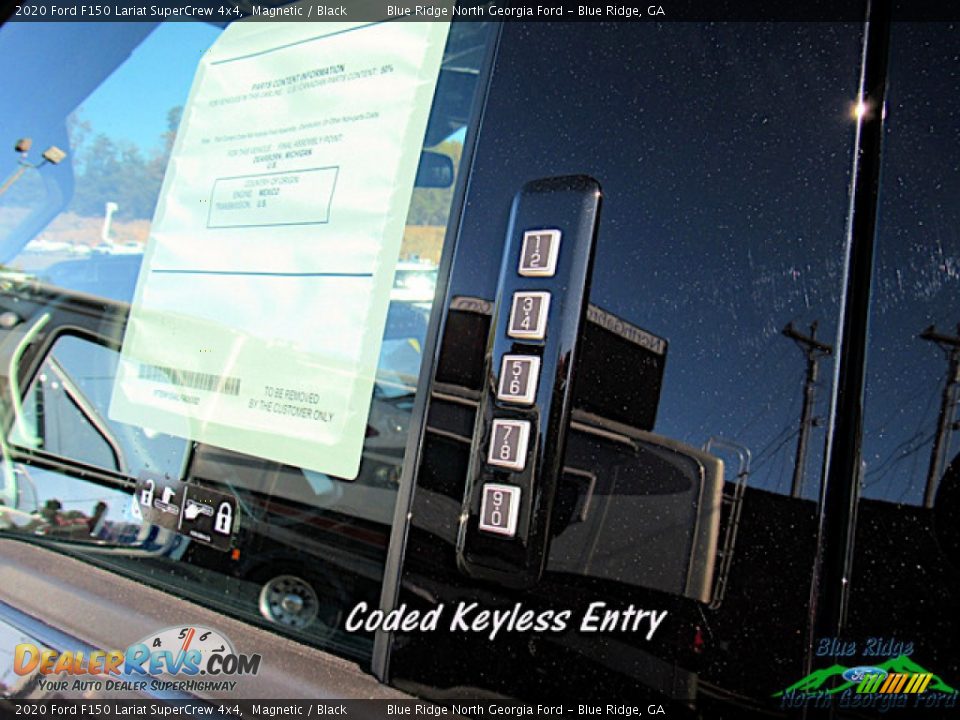 2020 Ford F150 Lariat SuperCrew 4x4 Magnetic / Black Photo #26