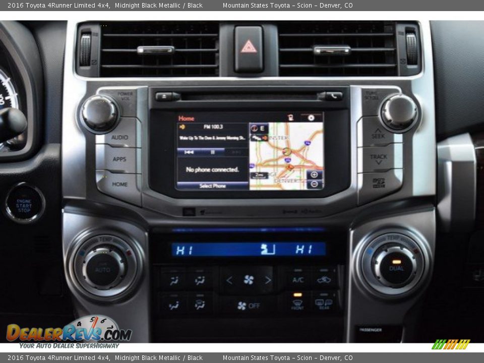 2016 Toyota 4Runner Limited 4x4 Midnight Black Metallic / Black Photo #15