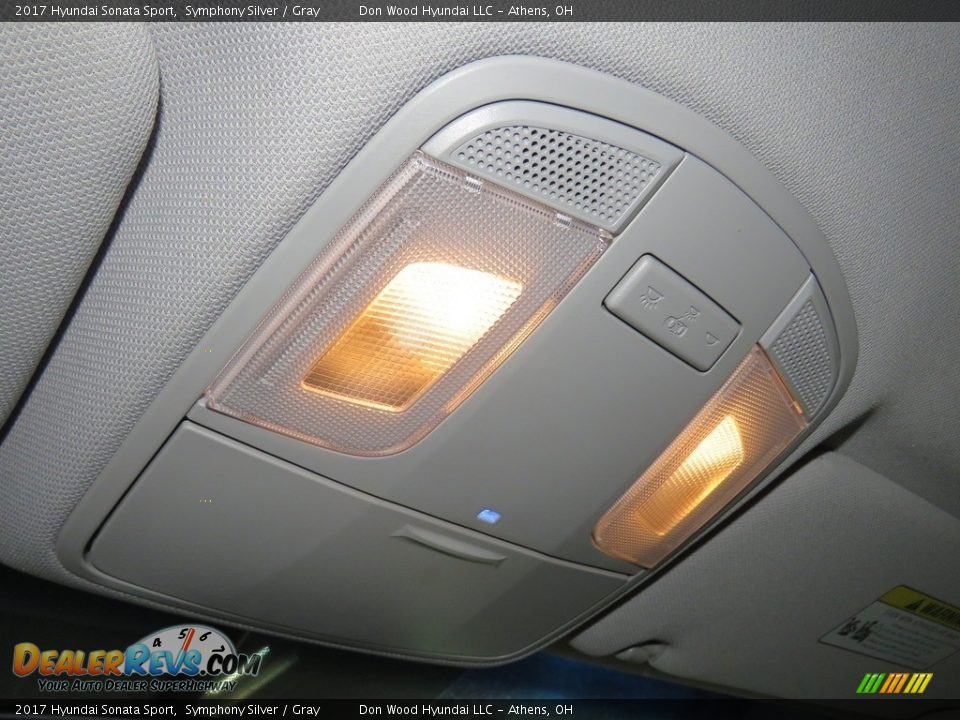 2017 Hyundai Sonata Sport Symphony Silver / Gray Photo #35