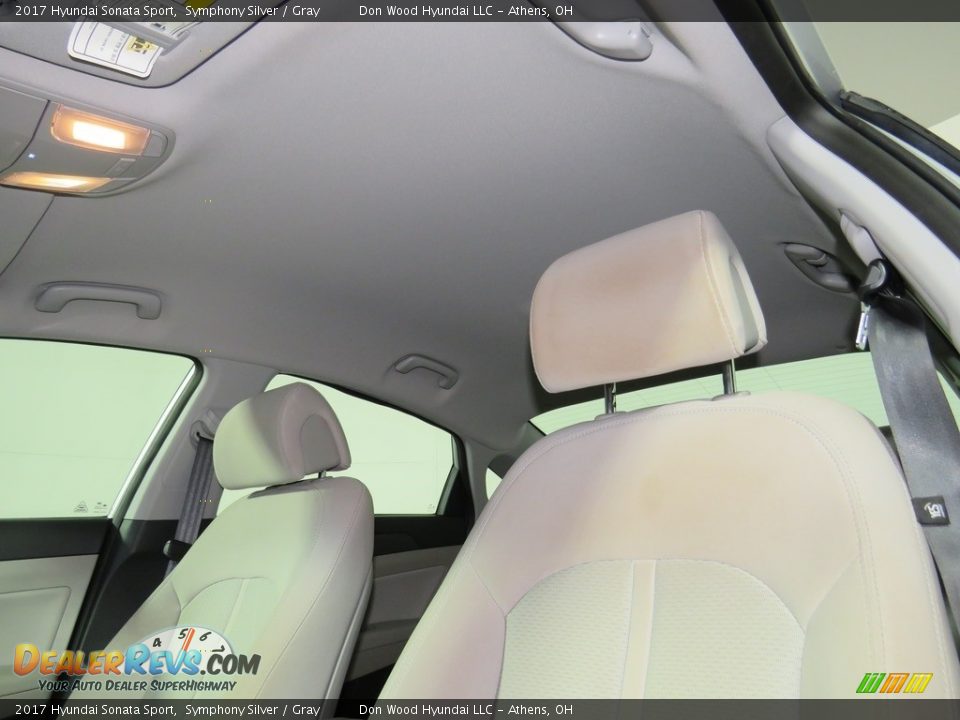 2017 Hyundai Sonata Sport Symphony Silver / Gray Photo #36