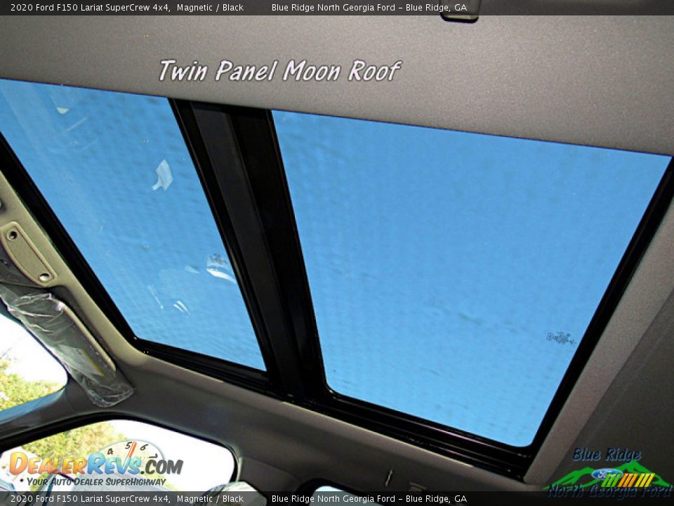 2020 Ford F150 Lariat SuperCrew 4x4 Magnetic / Black Photo #28
