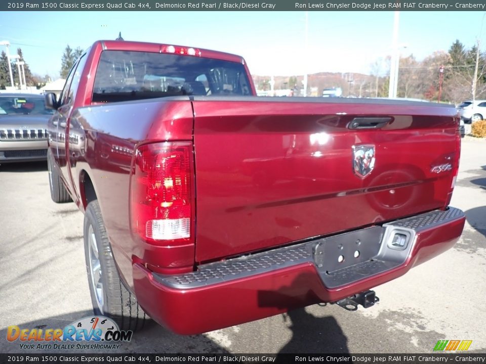 2019 Ram 1500 Classic Express Quad Cab 4x4 Delmonico Red Pearl / Black/Diesel Gray Photo #3