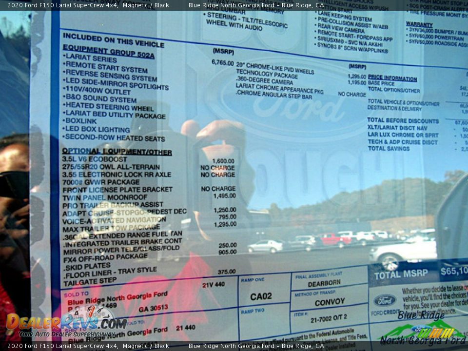 2020 Ford F150 Lariat SuperCrew 4x4 Magnetic / Black Photo #30