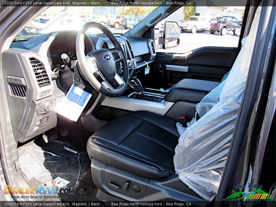 2020 Ford F150 Lariat SuperCrew 4x4 Magnetic / Black Photo #32