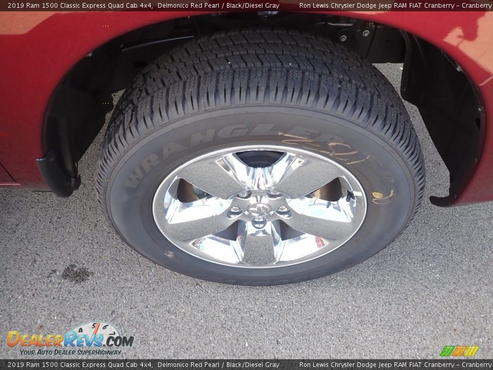 2019 Ram 1500 Classic Express Quad Cab 4x4 Delmonico Red Pearl / Black/Diesel Gray Photo #9