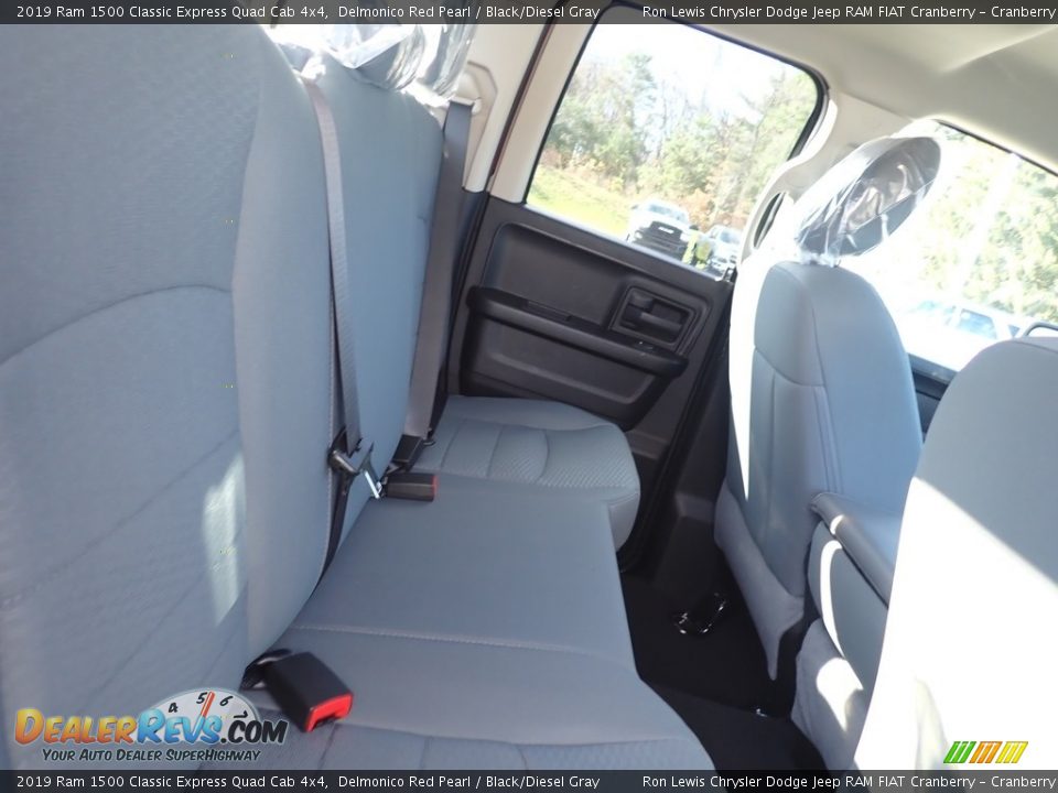 2019 Ram 1500 Classic Express Quad Cab 4x4 Delmonico Red Pearl / Black/Diesel Gray Photo #12